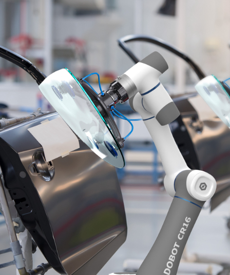 螺絲鎖付無需編程,高精度智能鎖附協作機器人,柔性螺絲鎖付自動化方案-汽車制造